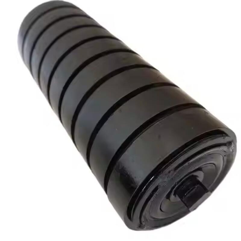 Rubber conveyor roller